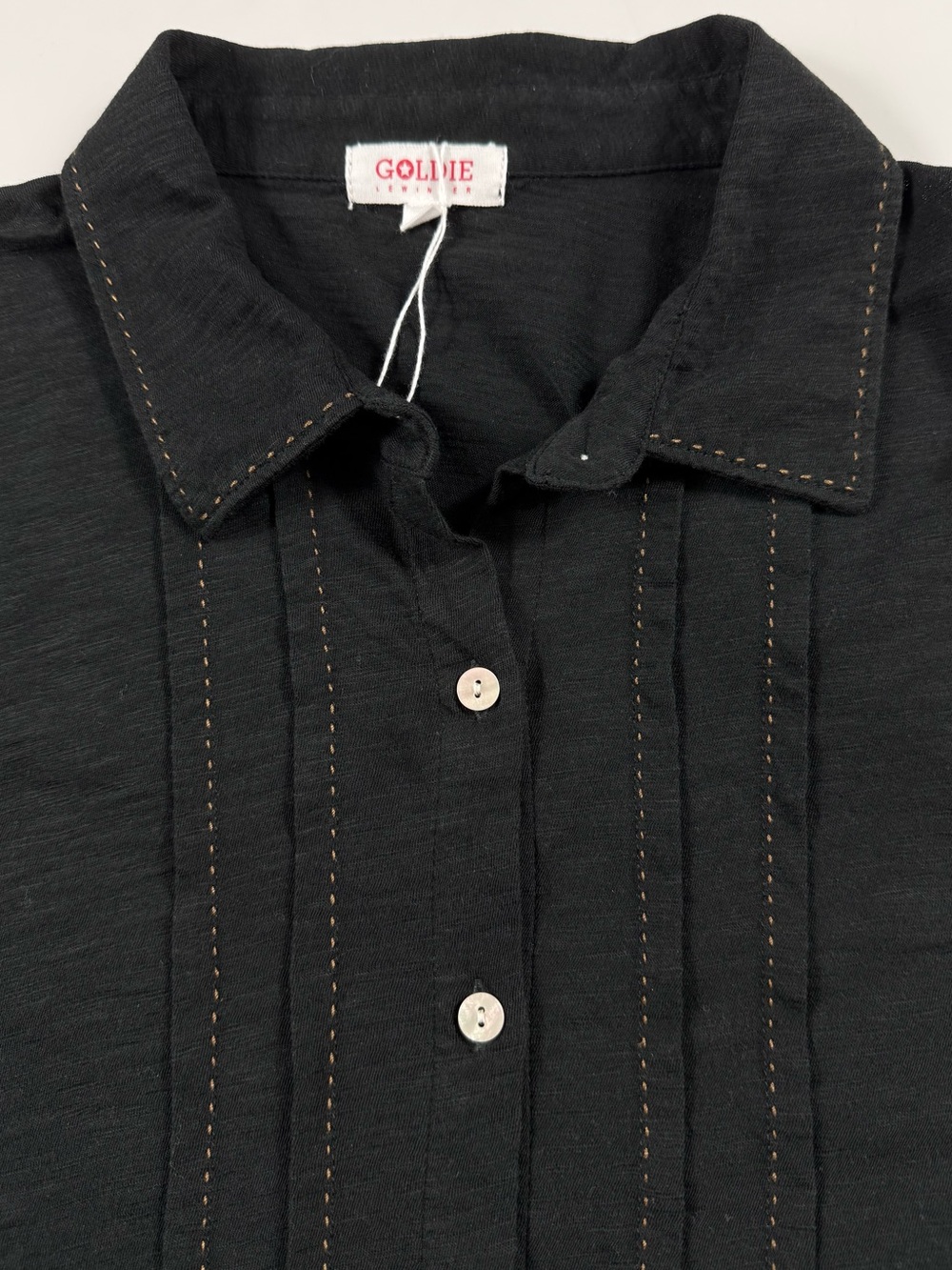 GOLDIE Long Sleeve Button front shirt, S, NWOT.